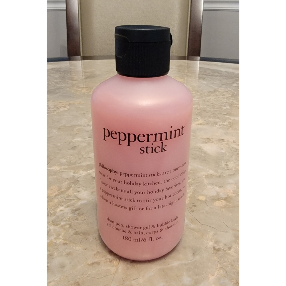 Philosophy Peppermint Stick 6 fl oz Shampoo Shower Gel & Bubble Bath